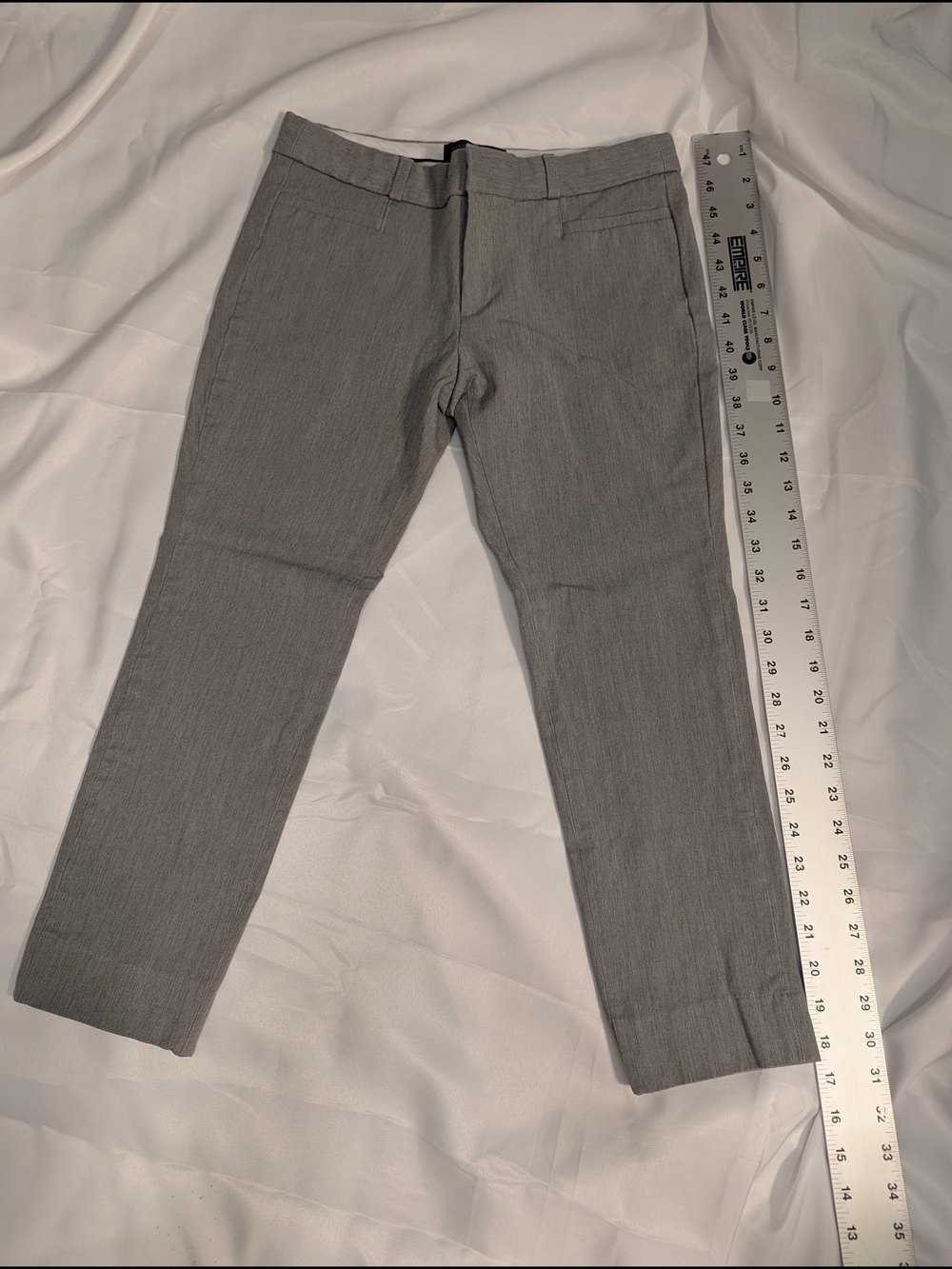 Banana Republic Sloan Petite Dress Pants in Light Gray